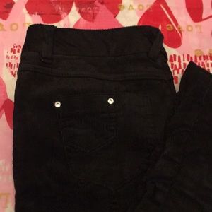 XOXO Black Corduroy Jeans